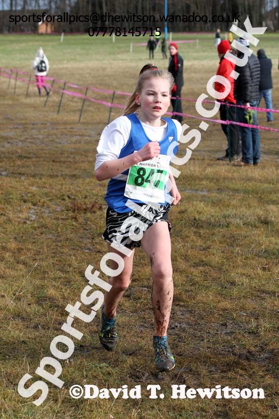 Girls under-13s NEHL, Jarrow. Photo: David T. Hewitson/Sports for All Pics